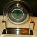 Beautiful quartz vintage glass desk clock