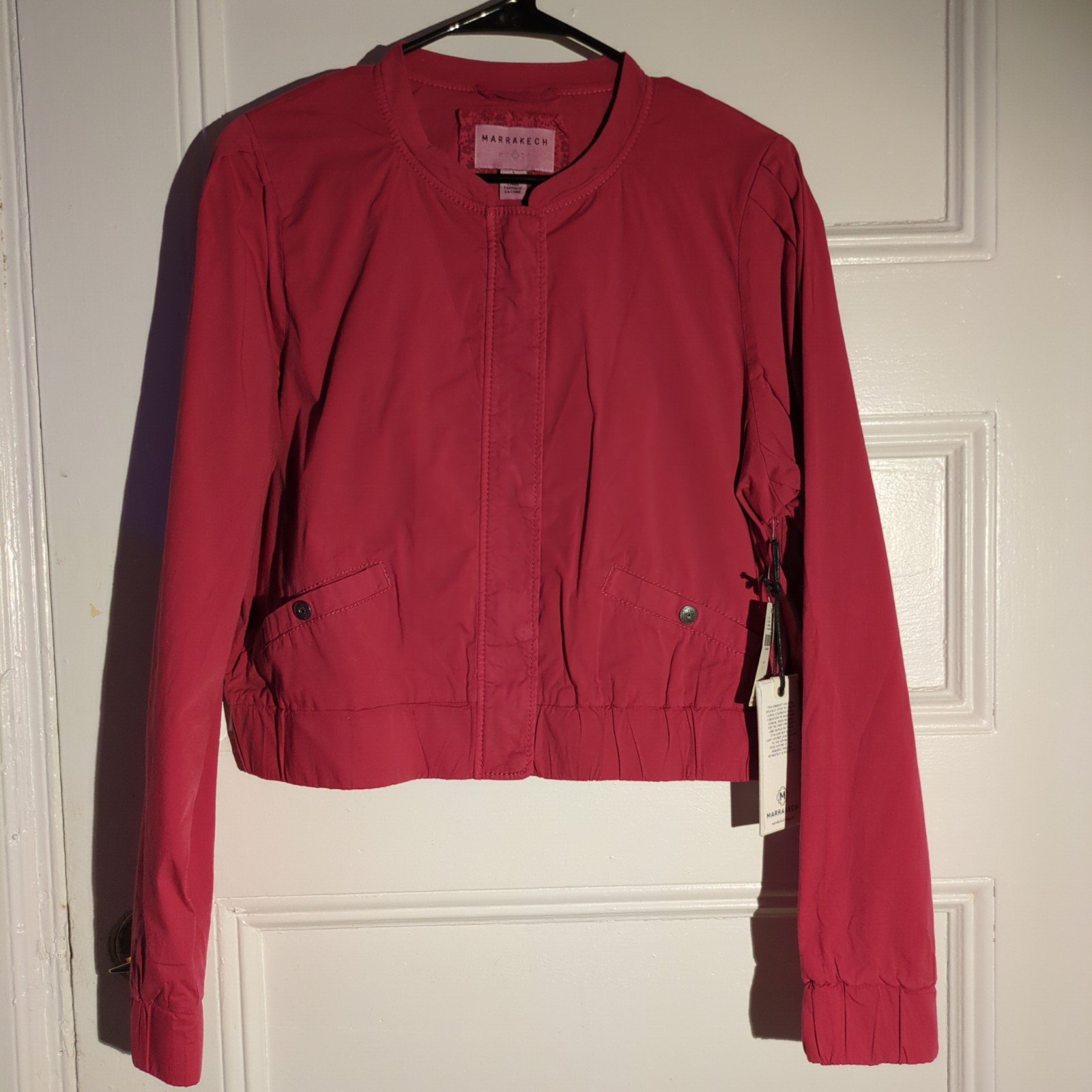 Anthropologie Red Fall Jacket