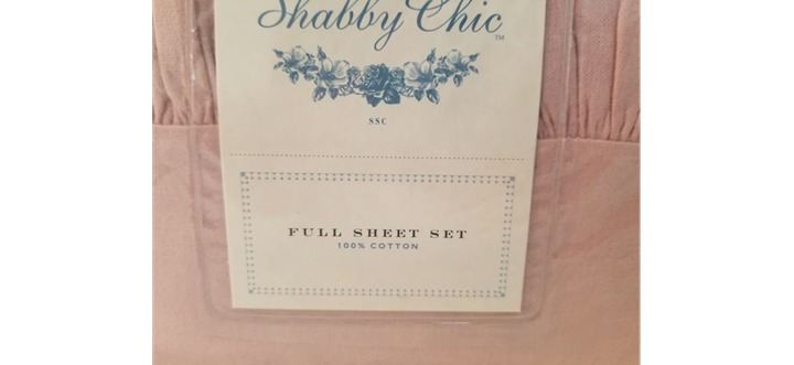 SIMPLY SHABBY CHIC FULL FLANNEL SHEET SET