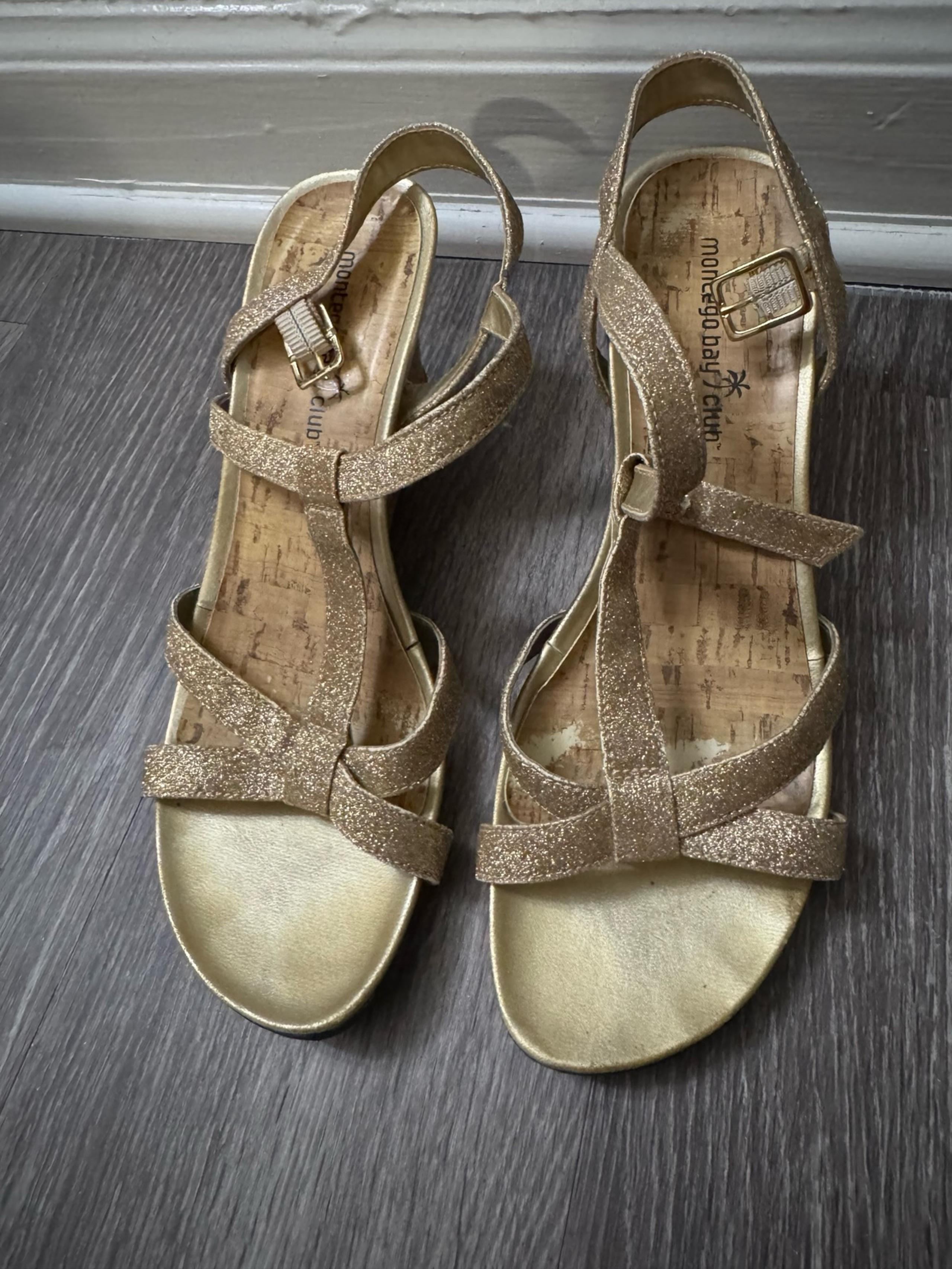 Size 8 heeled wedges
