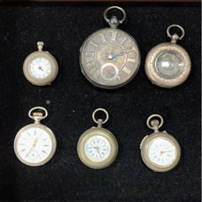 Antique pocket watch 6 pc