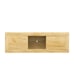 Oak TV Cabinet with LED and Storage 2 Cabinet
