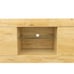 Oak TV Cabinet with LED and Storage 2 Cabinet