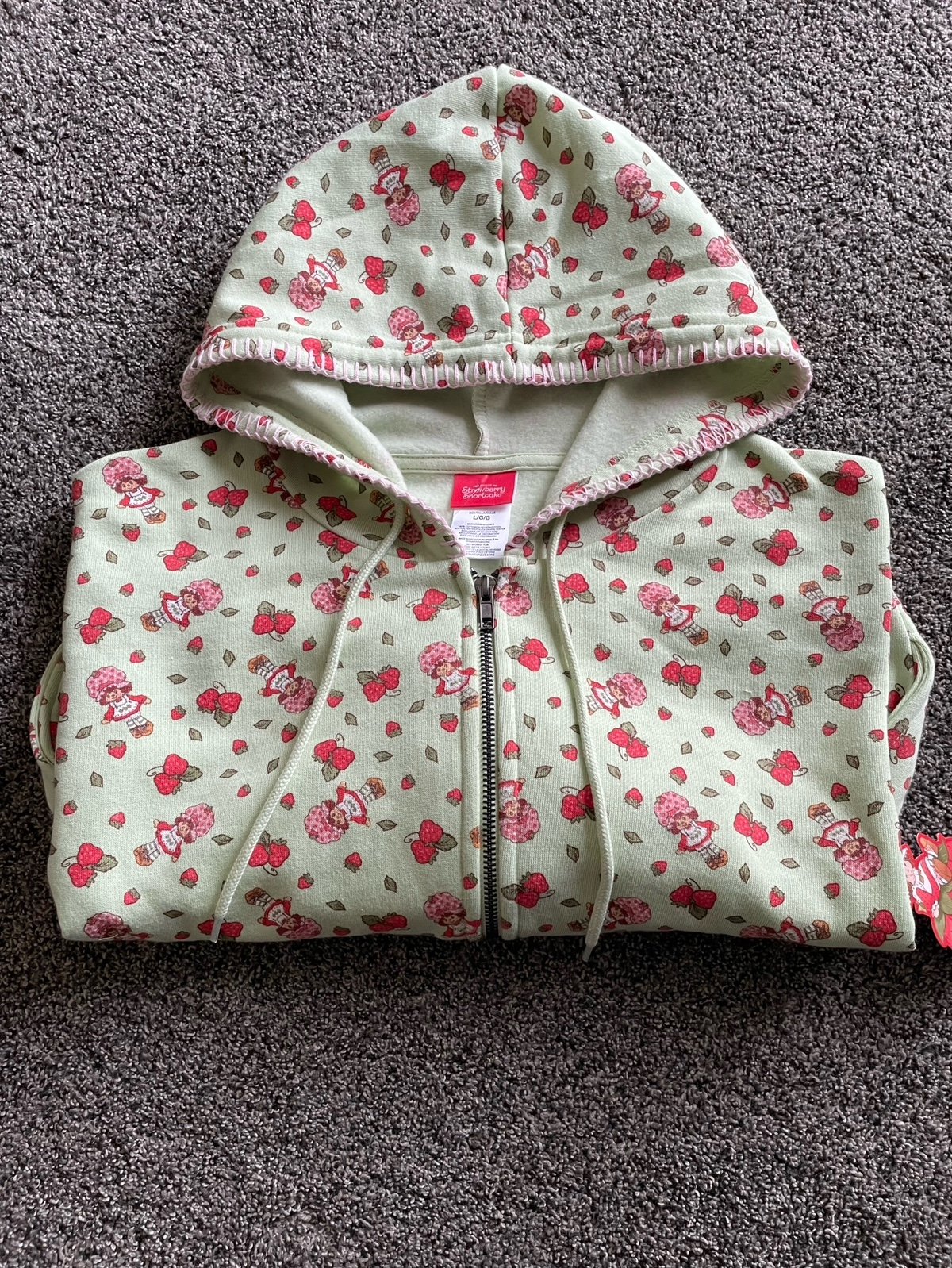 Strawberry Shortcake Zipper Hoodie