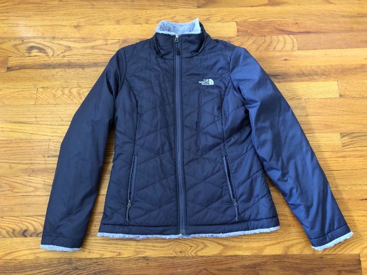 The North Face Women Mossburg Swirl Jacket C903 PURPLE - SMALL