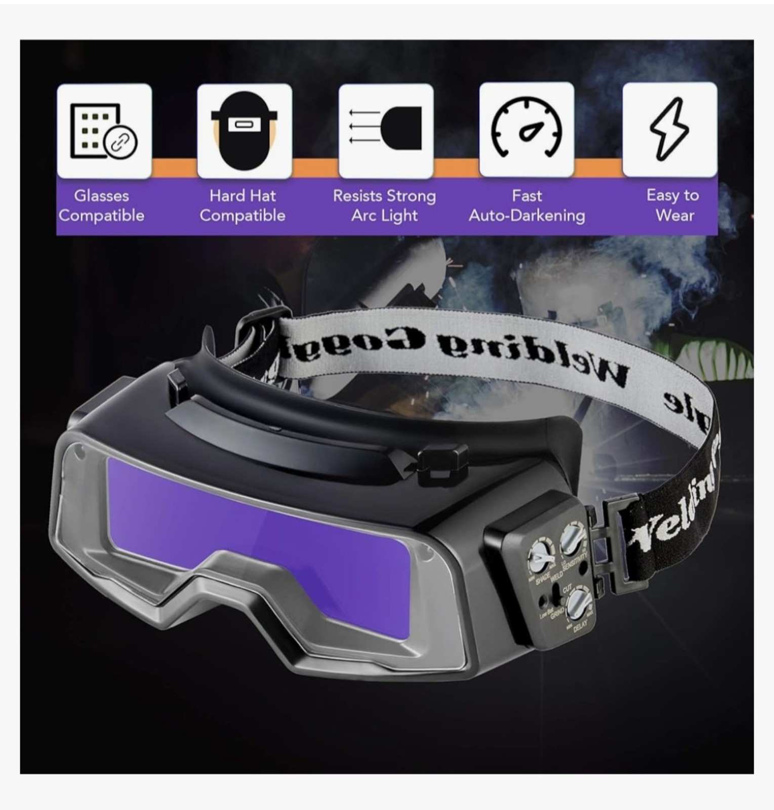 CREWORKS Welding Goggles and mask- Brand new in box