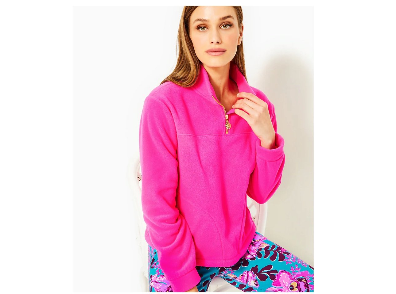 Lilly Pulitzer Noreen fleece pullover