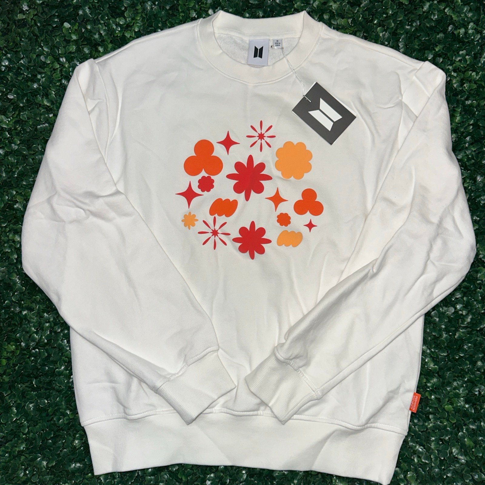 BTS Permission To Dance On Stage Icon Sweatshirt White Size
