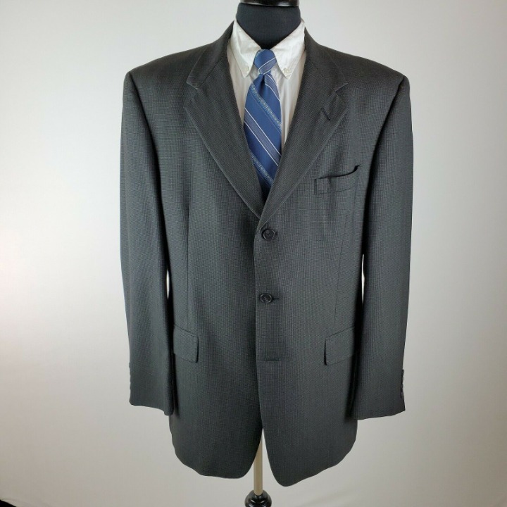 Hart Schaffner Marx 44 Long 3 Button