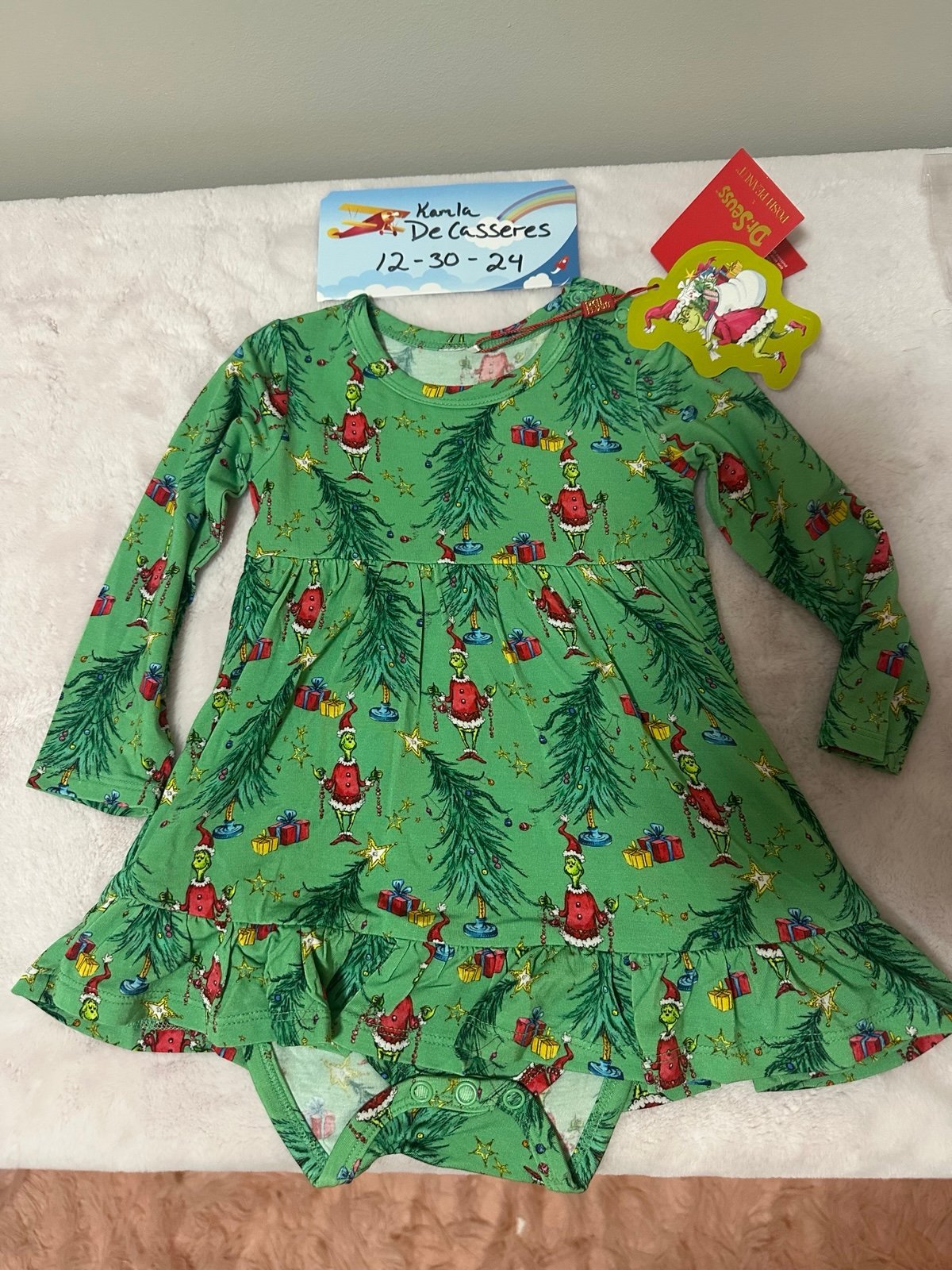 Posh Peanut Grinch Twirl NWT