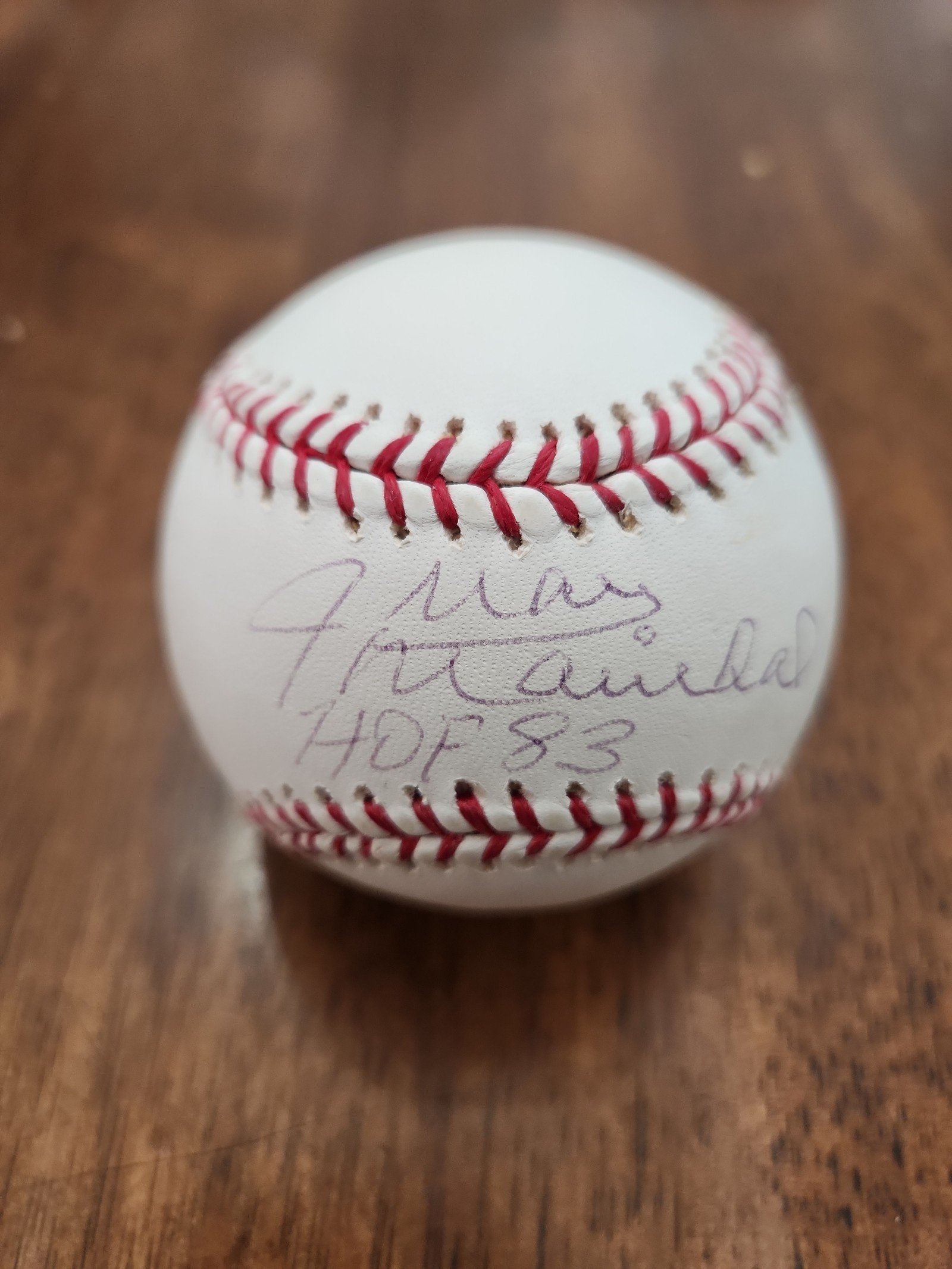 Juan Marichal Authenticated HOF 83 Autographed Baseball.