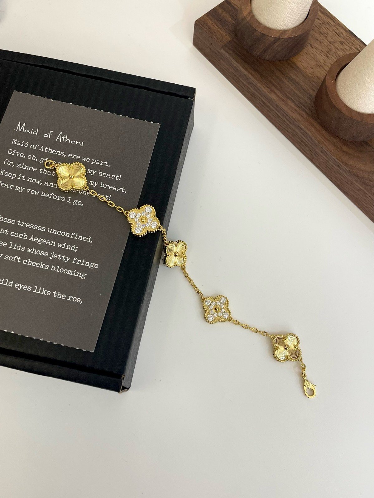 Women's Bracelet 18K Yellow Gold 7 inch