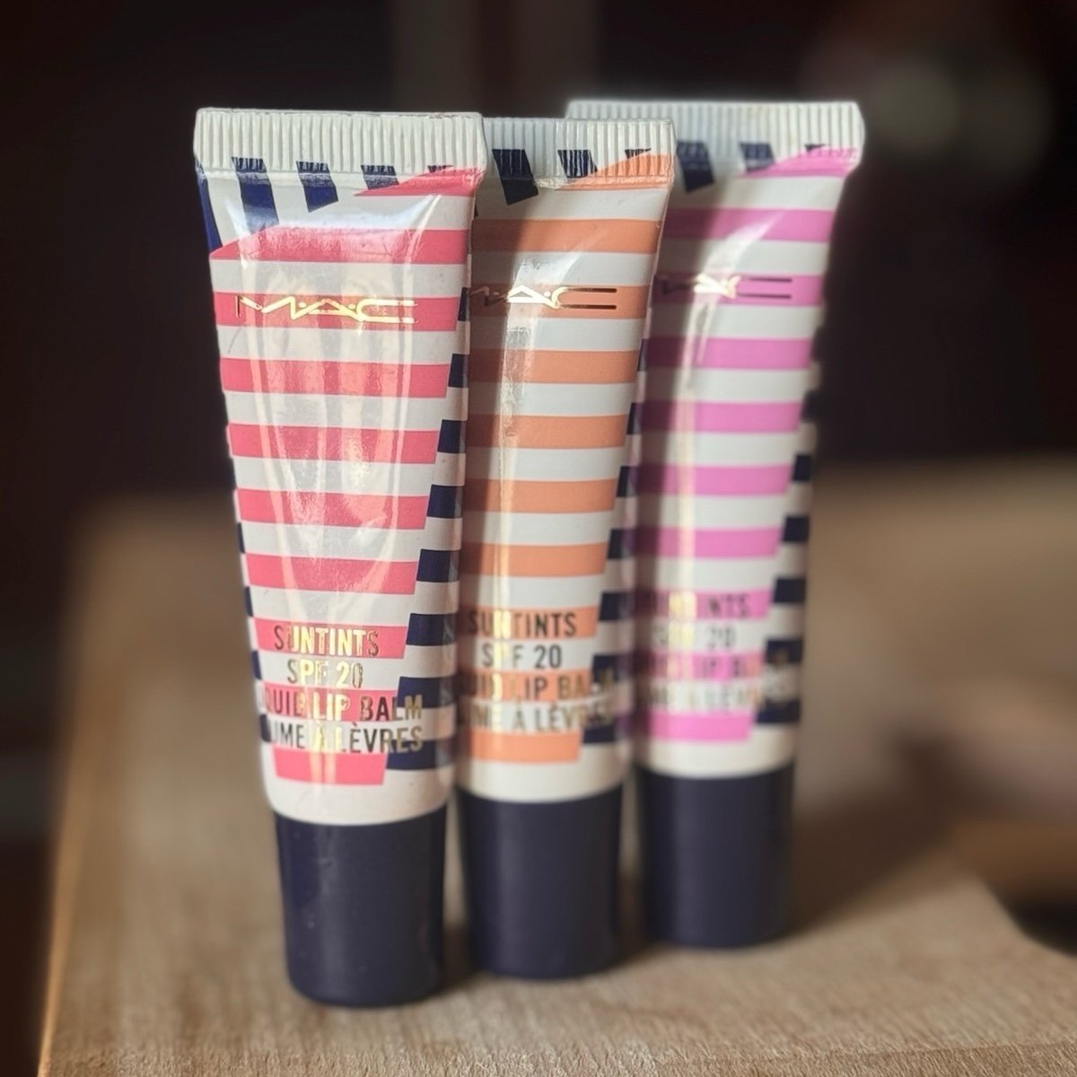 MAC COSMETICS LE HEY SAILOR SUNTINTS SPF 20 Liquid Lip Balm FULL SET RARE/HTF