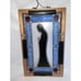VTG VINTAGE VIRGIN MARY COLORED STAINED GLASS WINDOW DECORATION 9x14.75”