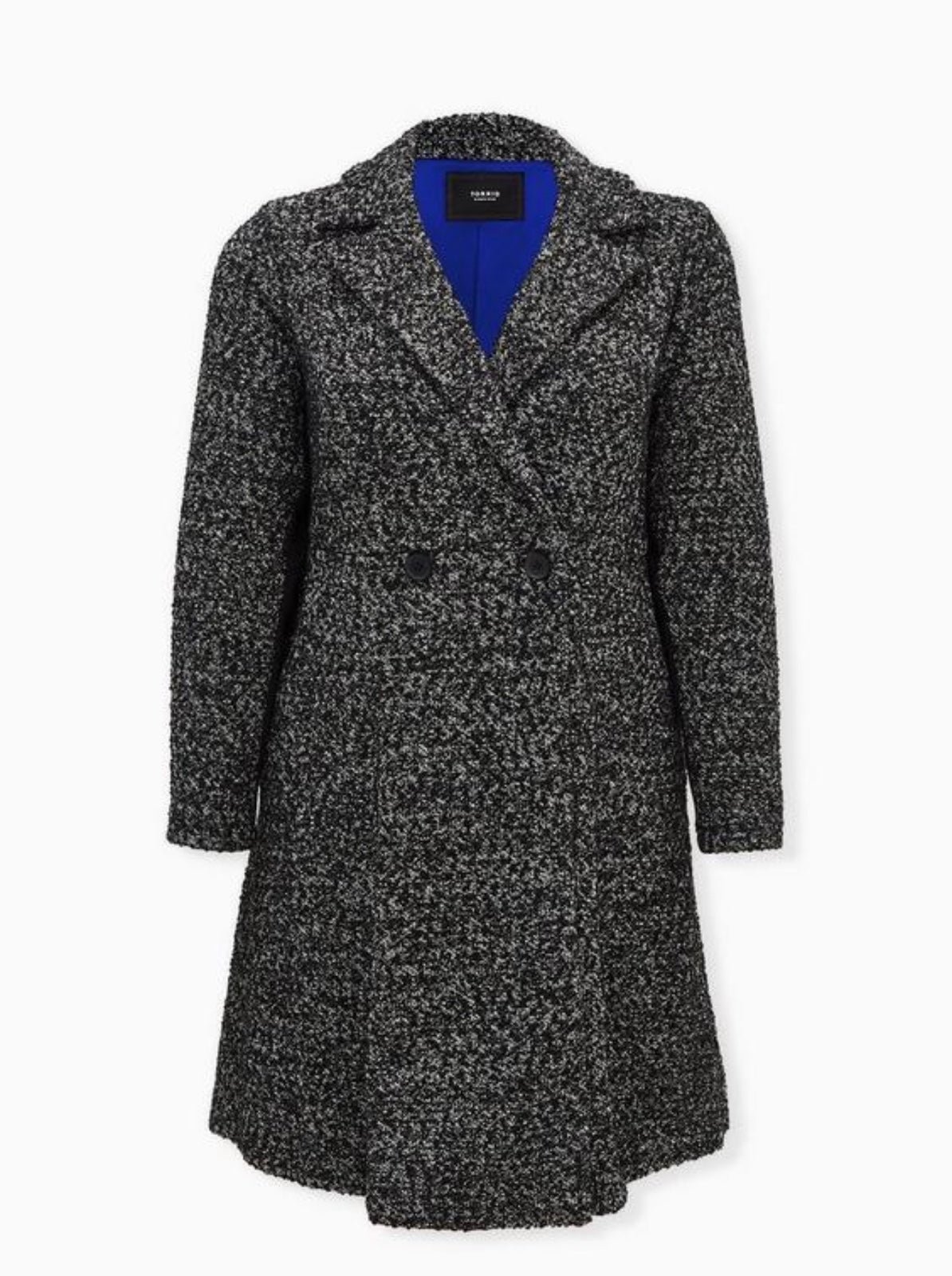 Black & White Boucle Statement Coat FIRM PRICE