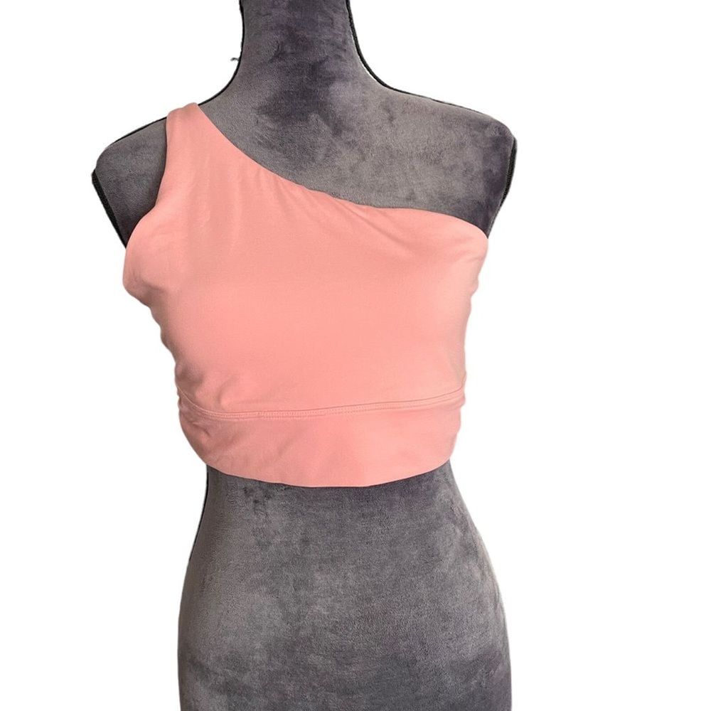 Athleta One Shoulder Sports Bra Size L NWT