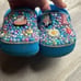 Kids bling crocs custom made size 10 preloved