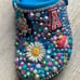 Kids bling crocs custom made size 10 preloved