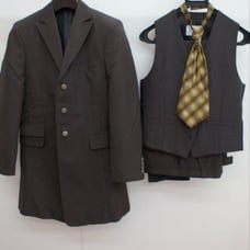 ☆Super Cheap☆Used☆Tuxedo☆O-820-66☆AM☆Brown Checkered Pattern