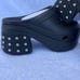 Beautiful brad new platform heel crocs. Men 7 (women 9