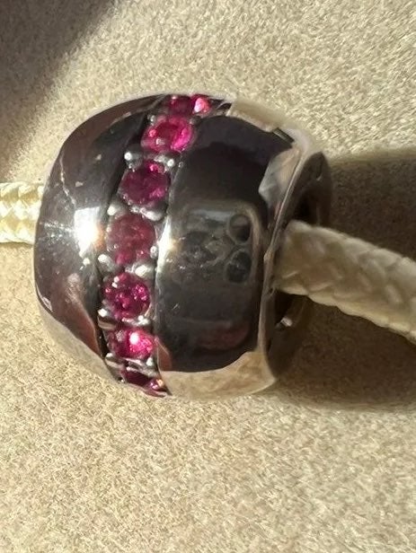 Cosmo Fuschia swarovski charm
