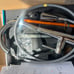 Chrome silver Moen kitchen sink faucet
