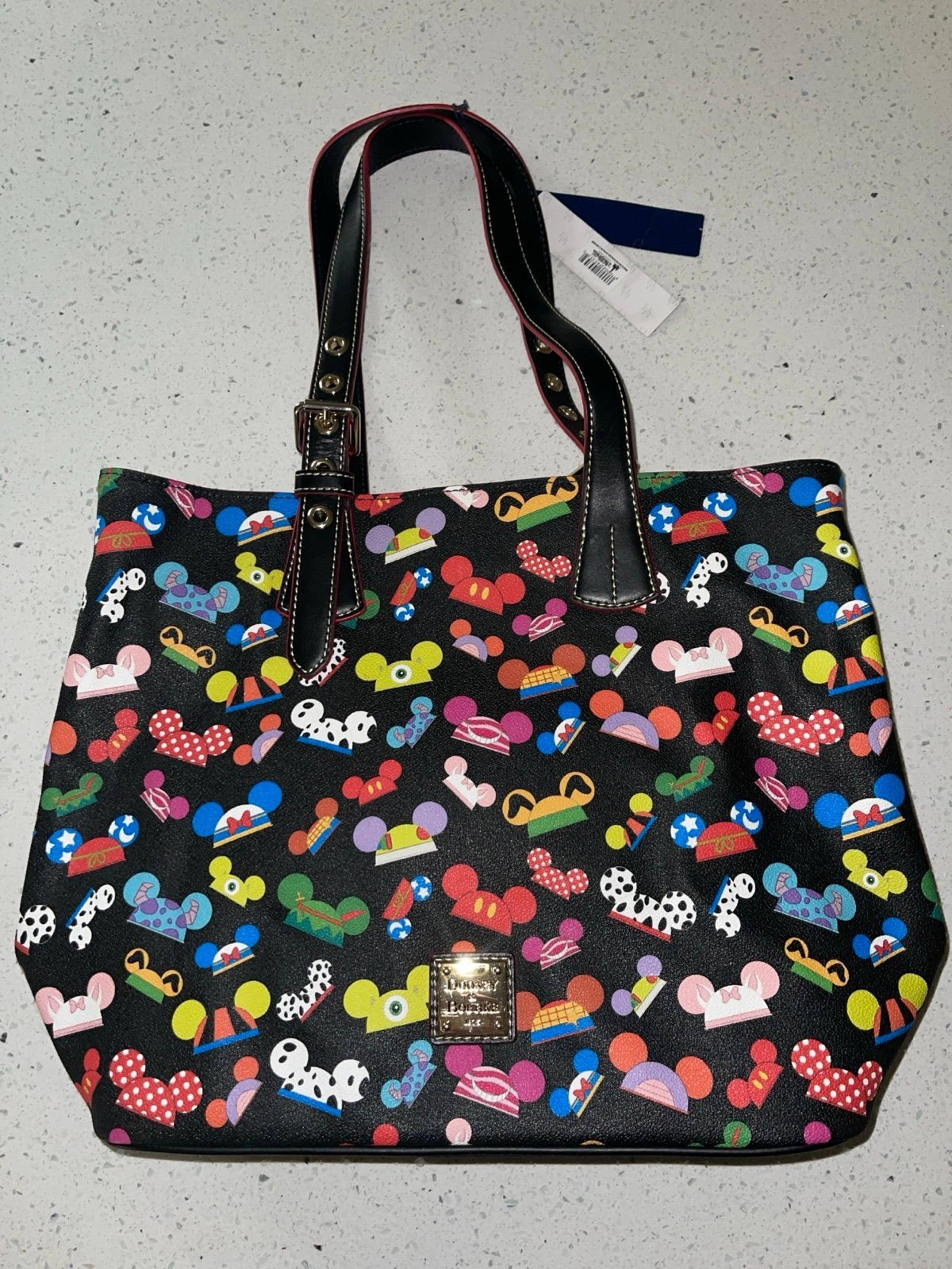 RARE Disney Dooney & Bourke I Am Ear Hat Black Tote Bag Purse New With Tags HTF