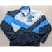 UNC North Carolina 90s Tar Heels APEX windbreaker jacket L black blue NCAA vtg