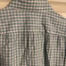 Isaia Napoli blue check shirt men’s size 17.5 made in Italy