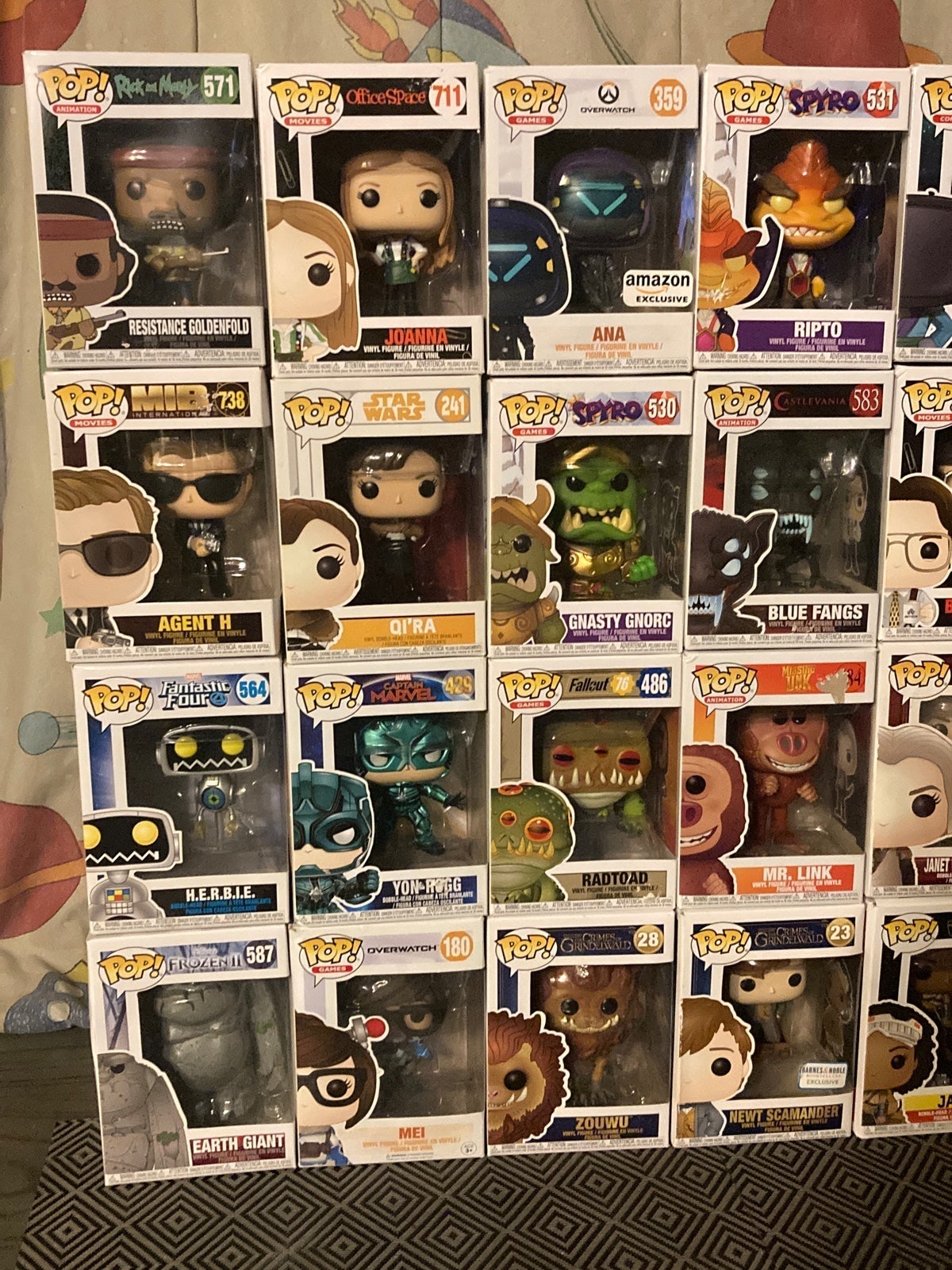POP shops Funko Lot of 25 Video Games Movies & Shows Mixed Toy Action Figure Bundle