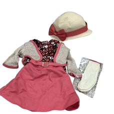 American Girl Kit's School Skirt Set With Hat Socks & Sweater with Box