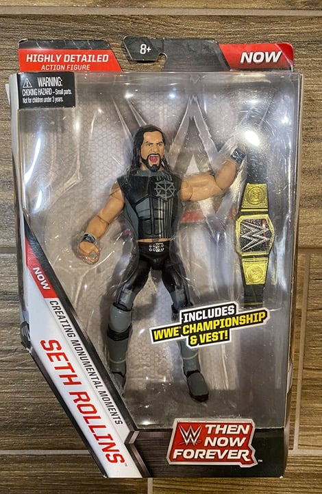 WWE Seth Rollins Elite Then Now Forever New sealed