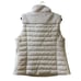 Cavalini Puffer Vest Womens 2X Ivory Faux Fur Outdoors Ski Resort Winter NWT