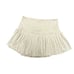 Goldhinge Womens Pleated High Rise Tennis Skirt Skort Preppy Beige Size Small