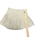 Goldhinge Womens Pleated High Rise Tennis Skirt Skort Preppy Beige Size Small
