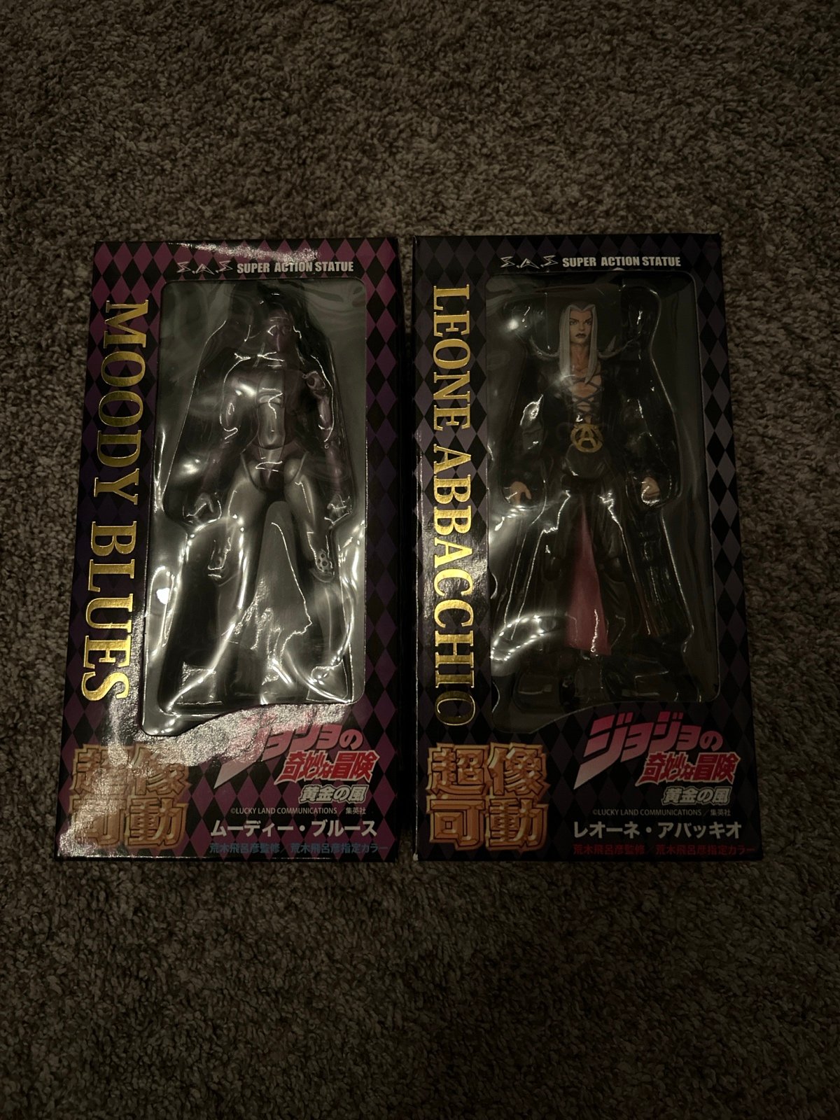 Super action statue moody blues and Abbachio