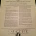 Vtg LaFayette Advertisement Ad Garage