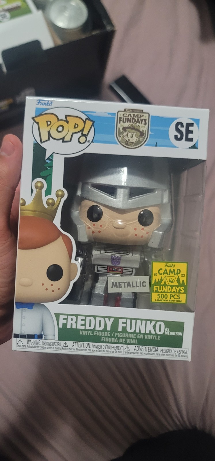 Freddy as megatron fundays metallic