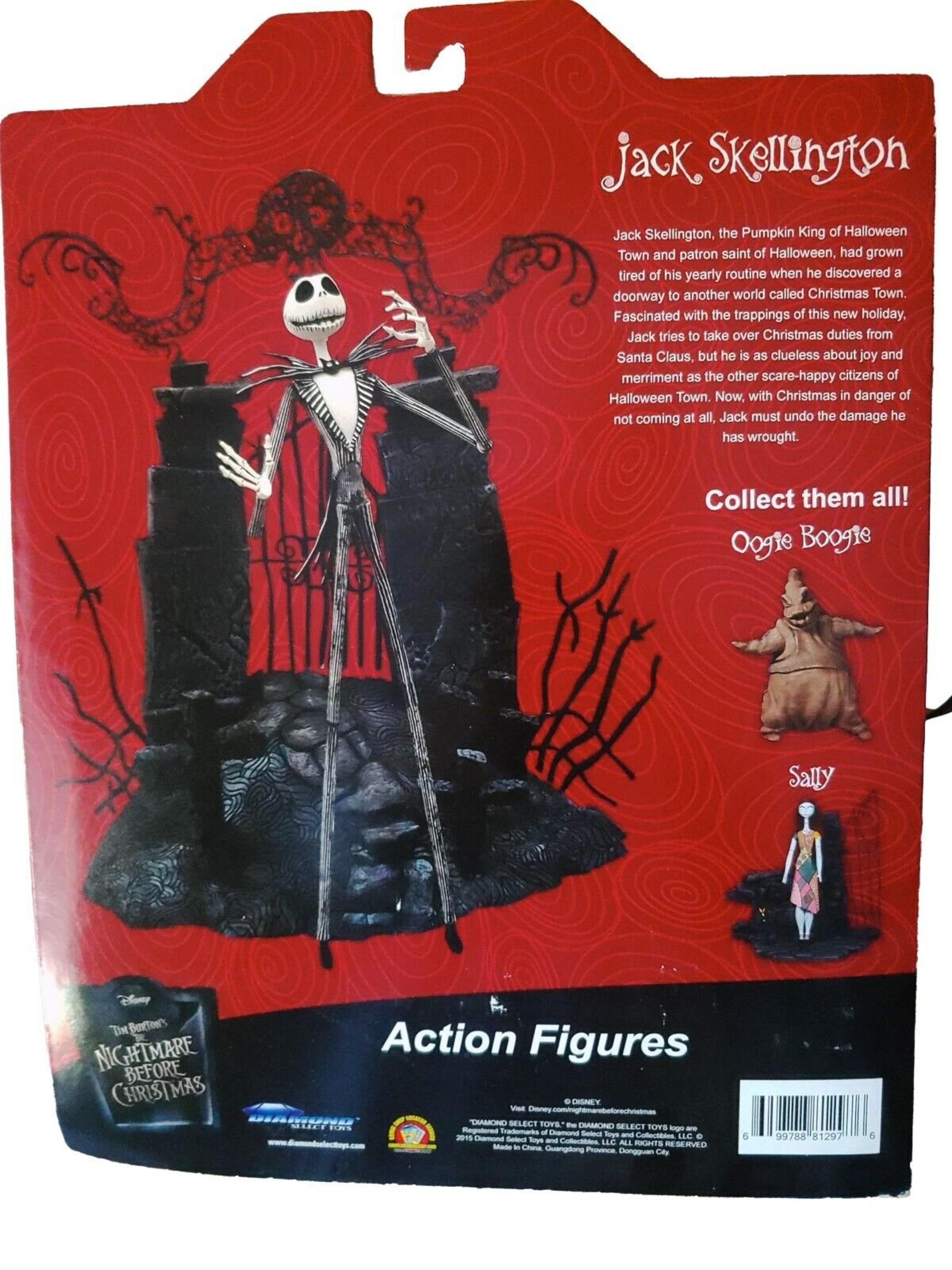 2015 Diamond Select Nightmare Before Christmas Jack Skellington Action Figure
