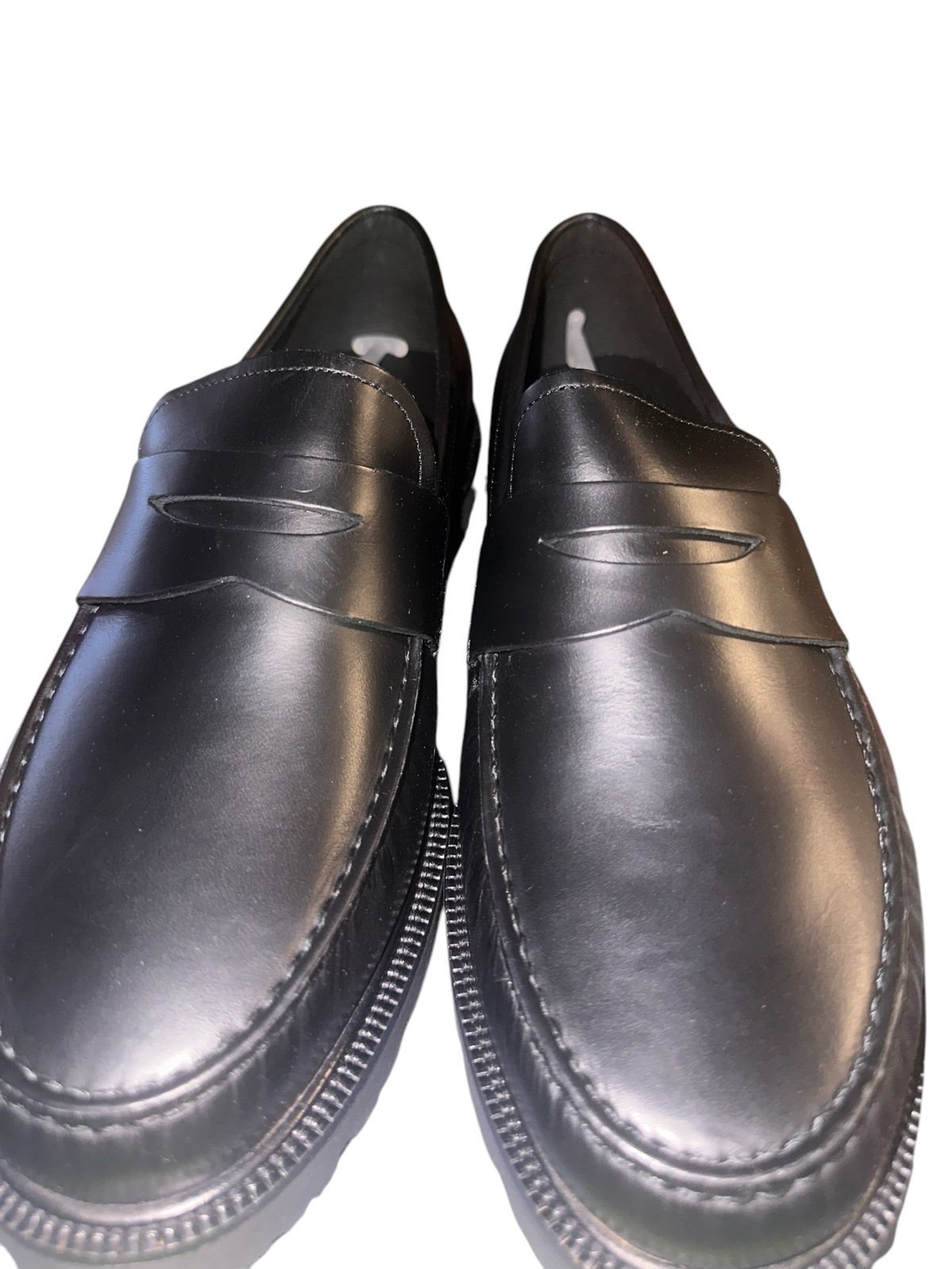NIB Cole Haan Men's American Classics Penny Loafer, Black Leather, 10 Wide 158