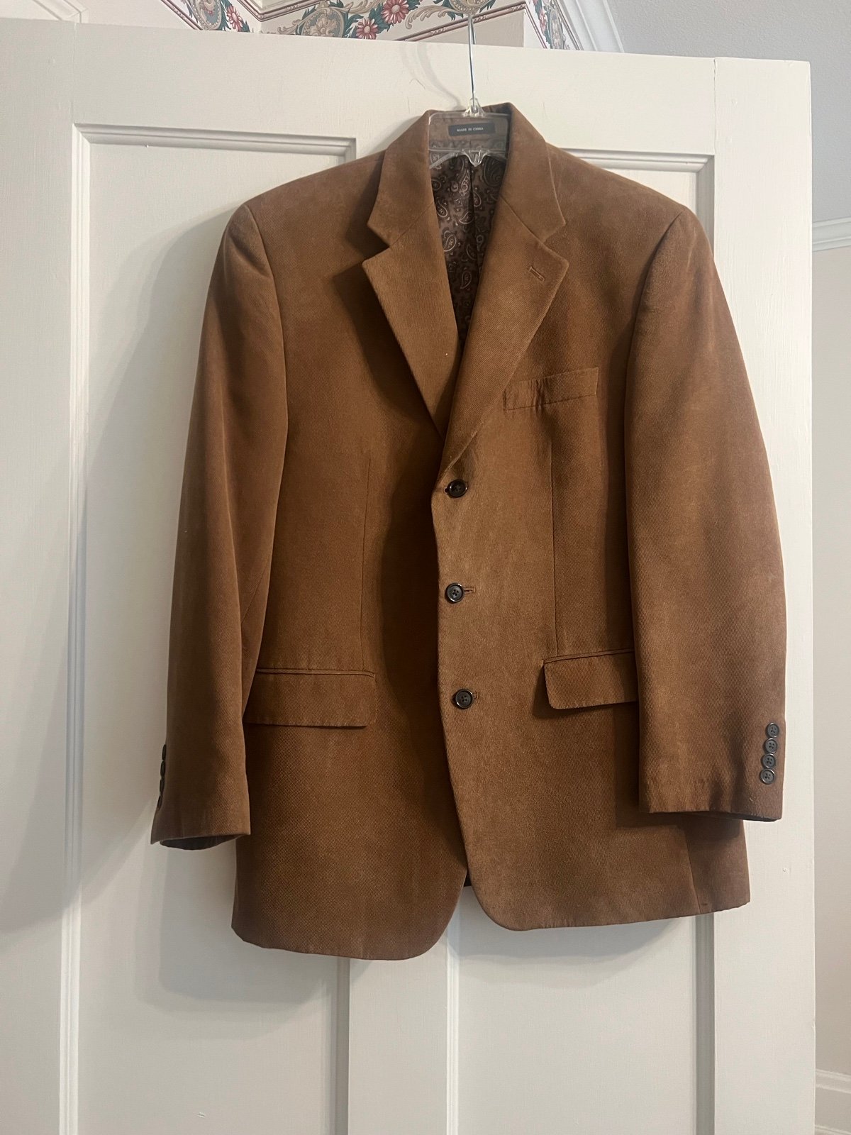 Ralph Lauren Brown Suede Suit Jacket