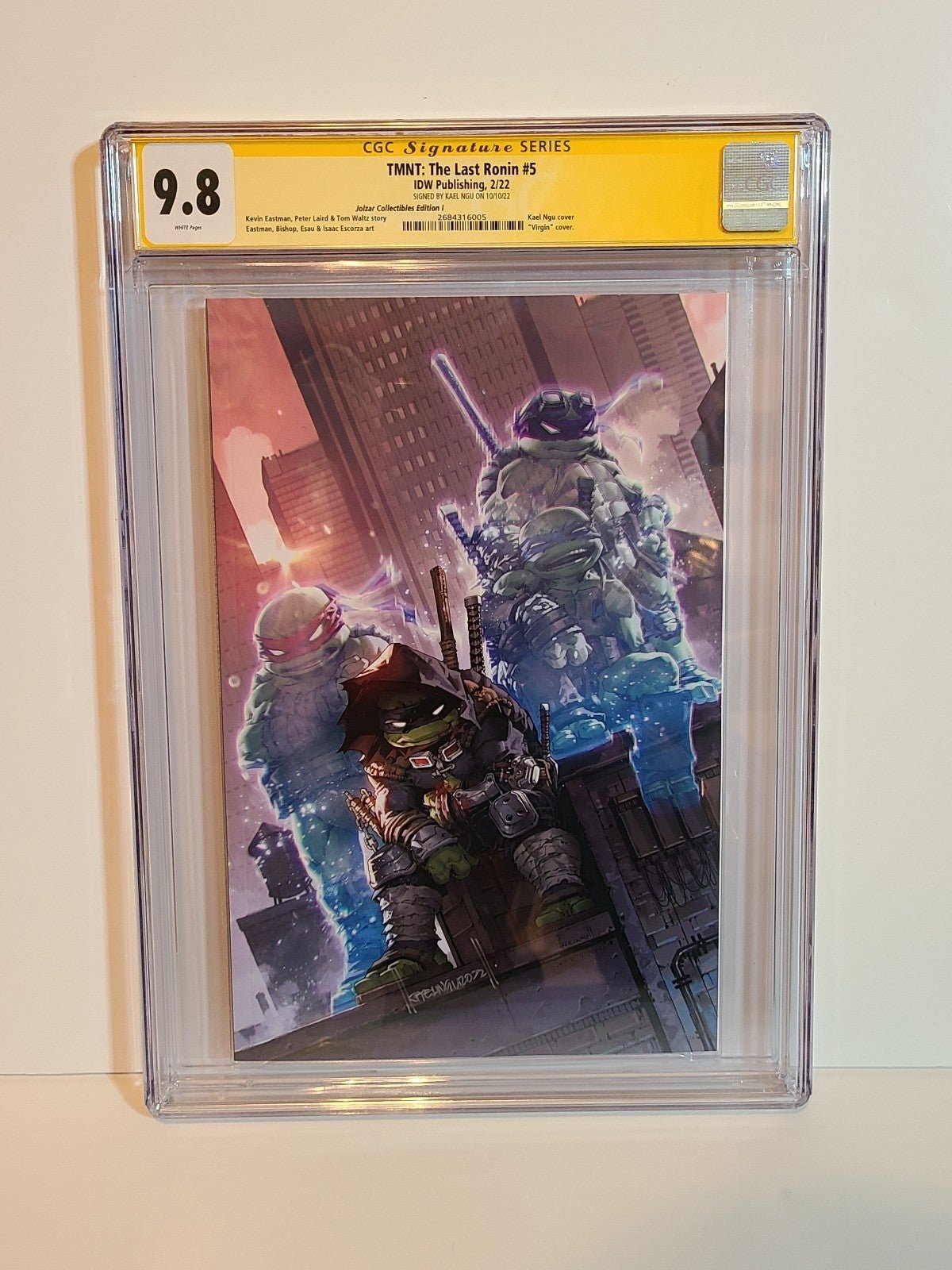TMNT The Last Ronin #5 CGC SS 9.8 Signed Kael Ngu Teenage Mutant Ninja Turtles