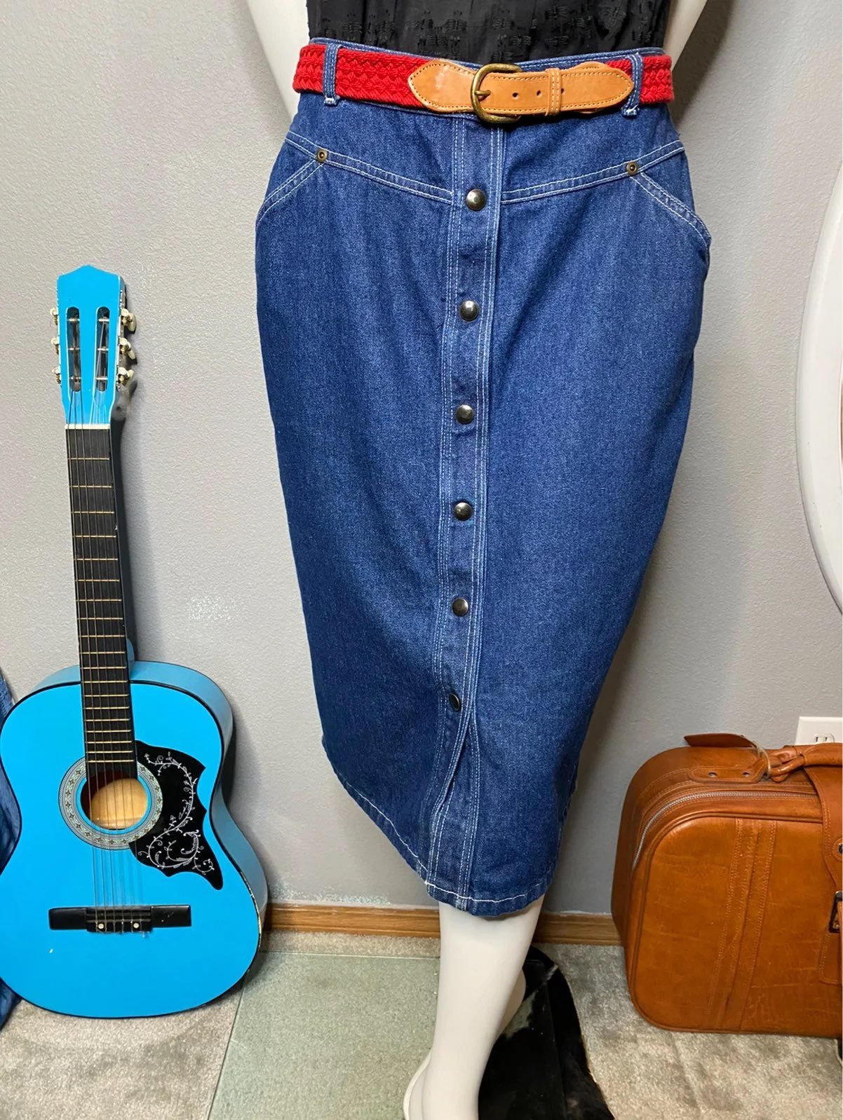 jean skirt
