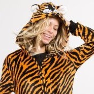 Plush Tiger Animal Onesie