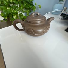Clay teapot