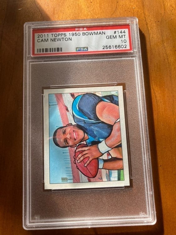 Cam Newton 2011 Topps PSA 10 1950 Bowman Low Pop
