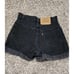 Vintage Levis Jean Shorts Womens Size 3 Black 954 Regular Fit Orange Tab Y2K USA