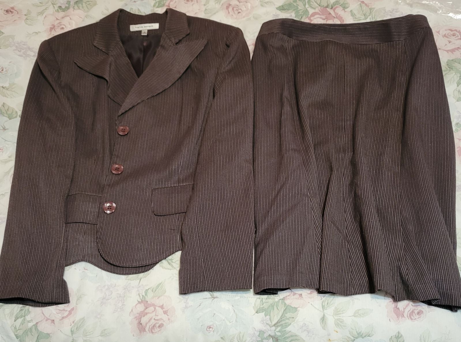 Brown Suit with a skirt