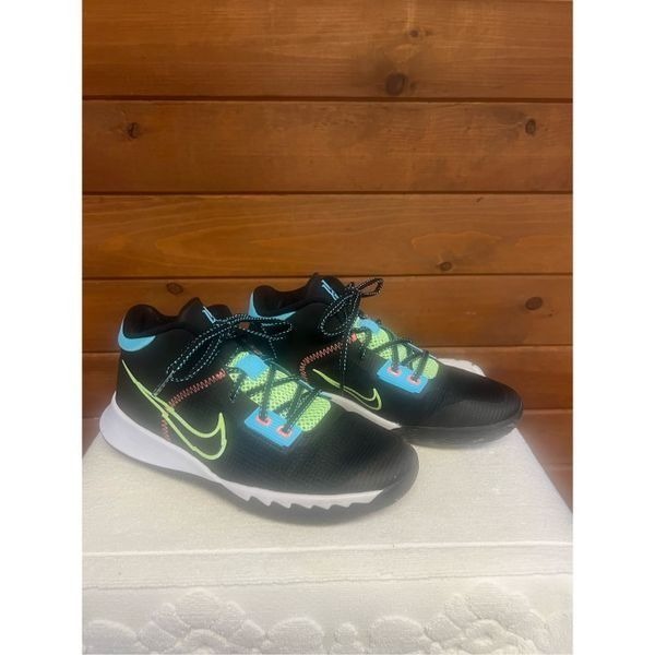 Nike Boys Kyrie Flytrap 4 CT5537-003 Black Blue Basketball Shoes Sneaker Sz 6 Yo