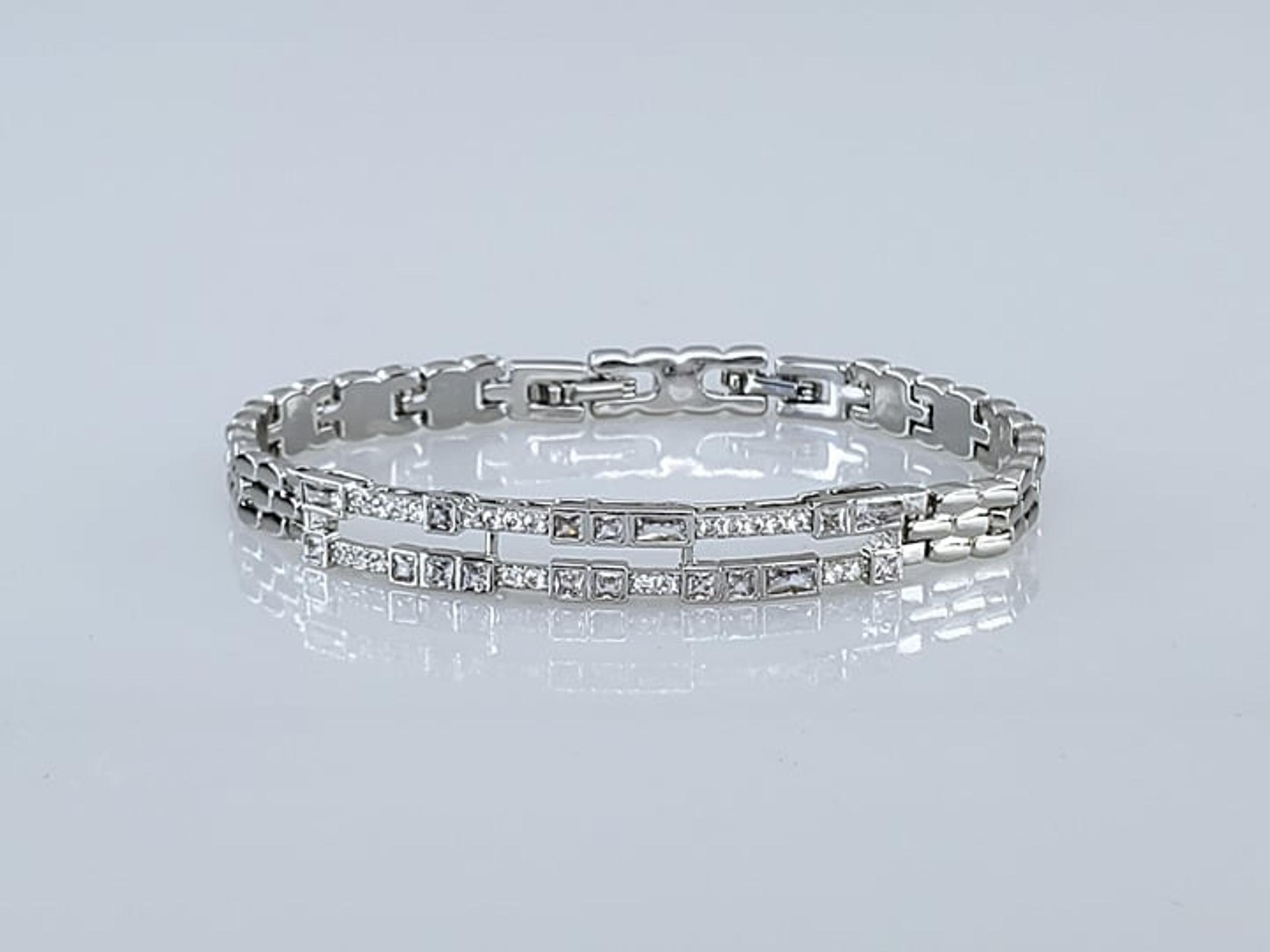 14K White Gold 7" Womens 2ct Diamond Tennis Bracelet 14 Karat Silver Jewelry NEW